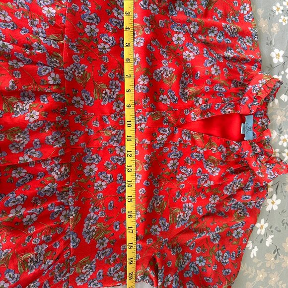 CeCe Tired Chiffon Babydoll Dress - Size L - Picture 5 of 6